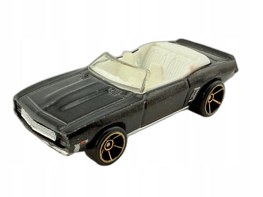 Chevrolet Camaro 1968 Convertible Hot Wheels Czarny 1:64