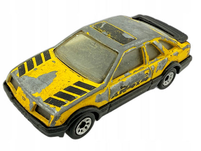 Ford Sierra Xr4I Matchbox 1983 Żółty 1:58 Made in Macau
