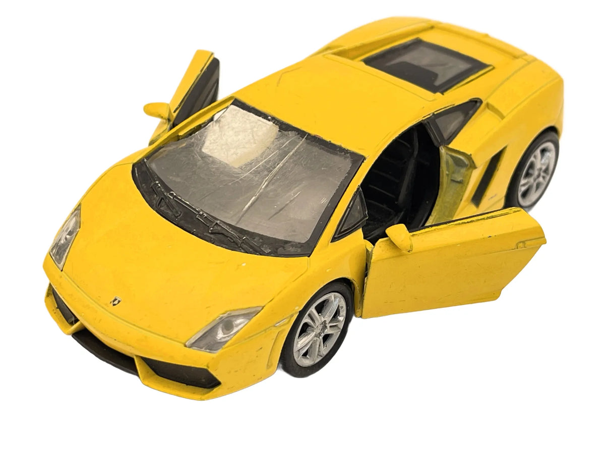 LAMBORGHINI GALLARDO, Welly, Resoraki, Die cast, Żółty 1:36