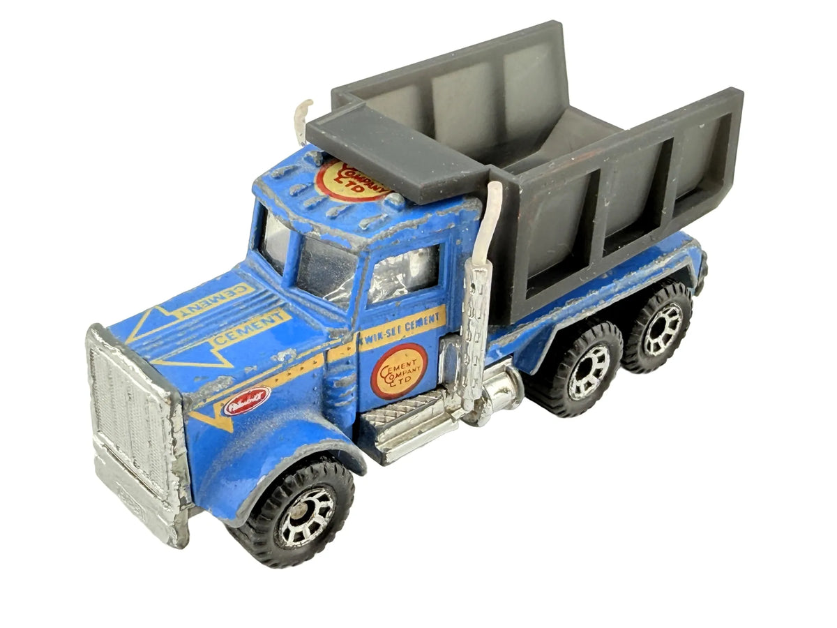 PETERBILT, Matchbox 1981, Resoraki, Die cast L80, Niebieski, 1:87