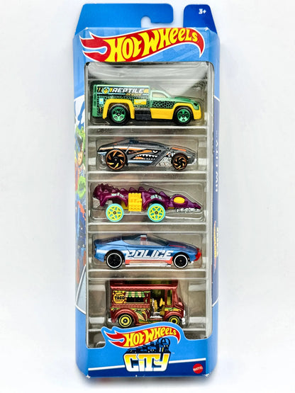 5 Pack HW CITY Hot Wheels 2023 HW CITY 1:64 POLICE Blister