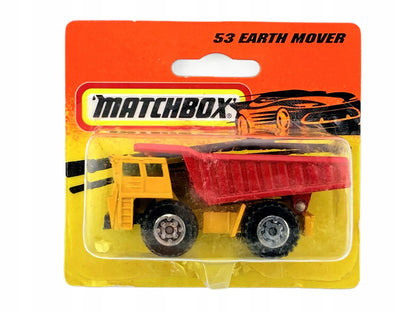 EARTH MOVER, Matchbox, Resoraki, Die cast 53, Żółty, 1:64