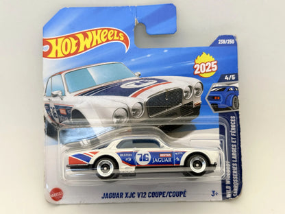 JAGUAR XJC V12 COUPE, Hot Wheels 2025, Die cast HYW54 Biały, 1:64, Resoraki