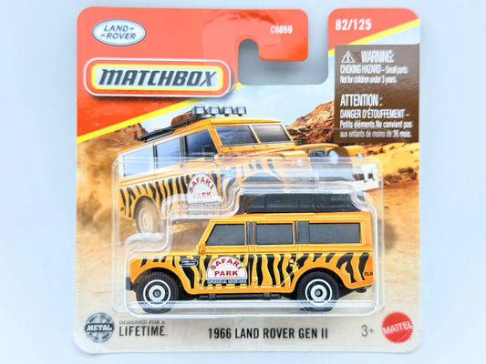 1966 LAND ROVER GEN II Matchbox 2023 Pomarańczowy 1:64