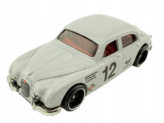 '56 JAGUAR MK1, Hot Wheels 2023, Die cast HRY80, Szary, 1:64, Resoraki
