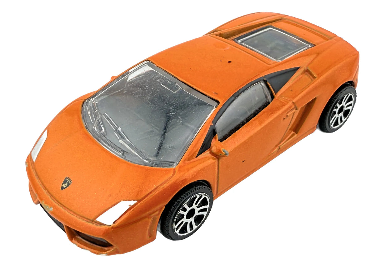 LAMBORGHINI GALLARDO, Majorette, Die cast RE 219D, Pomarańcz. 1:64 Resoraki