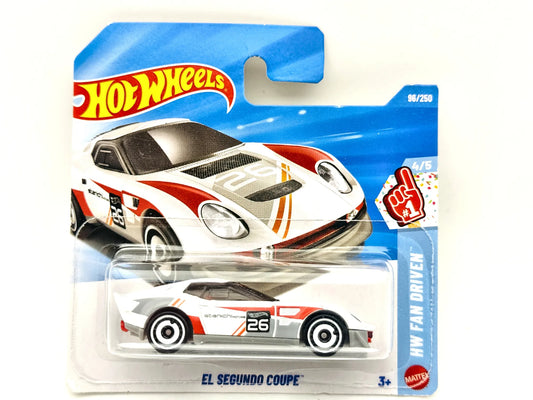 El Segundo Coupe Hot Wheels 2026 Hw Fan Driven 1:64 26 Blister Biały