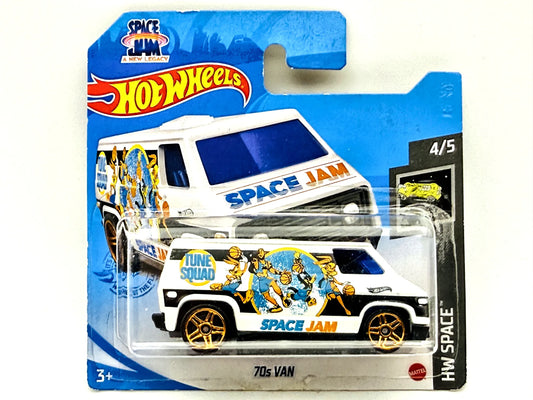 70S Van Hot Wheels 2021 HW Space 1:64 Van SPACE JAM Blister Biały