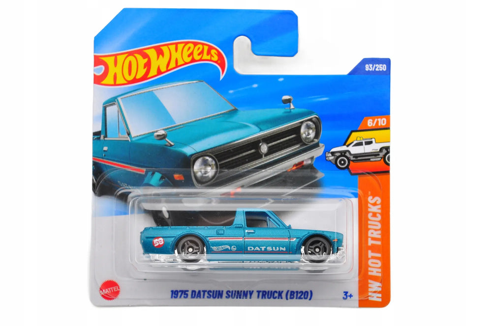 1975 DATSUN SUNNY TRUCK (B120) Hot Wheels 2025 Niebieski 1:64