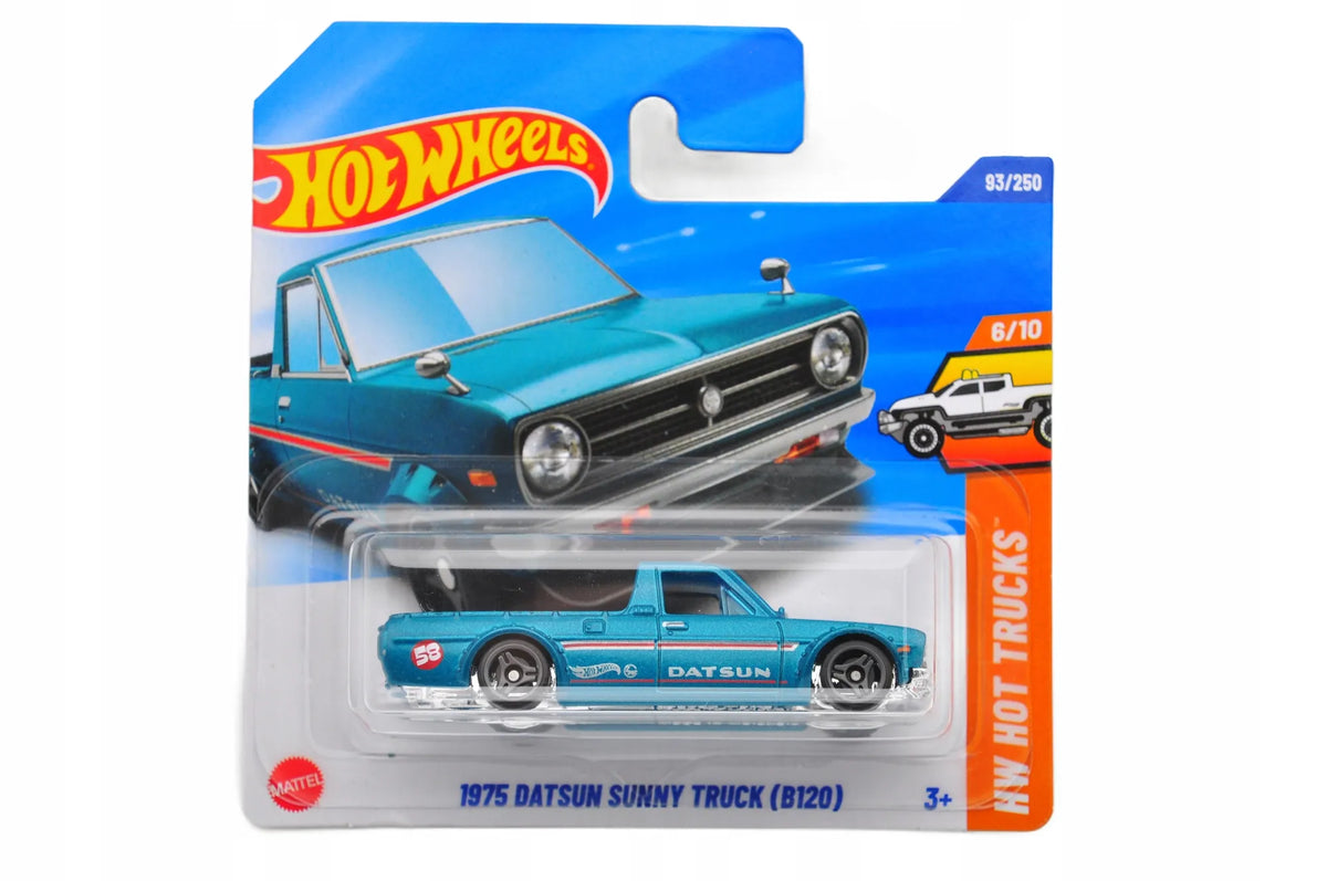 1975 DATSUN SUNNY TRUCK (B120) Hot Wheels 2025 Niebieski 1:64