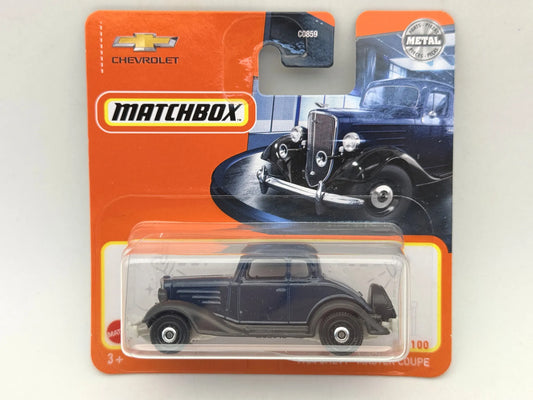1934 Chevrolet Coupe Superfast Matchbox 2021 Niebieski 1:64