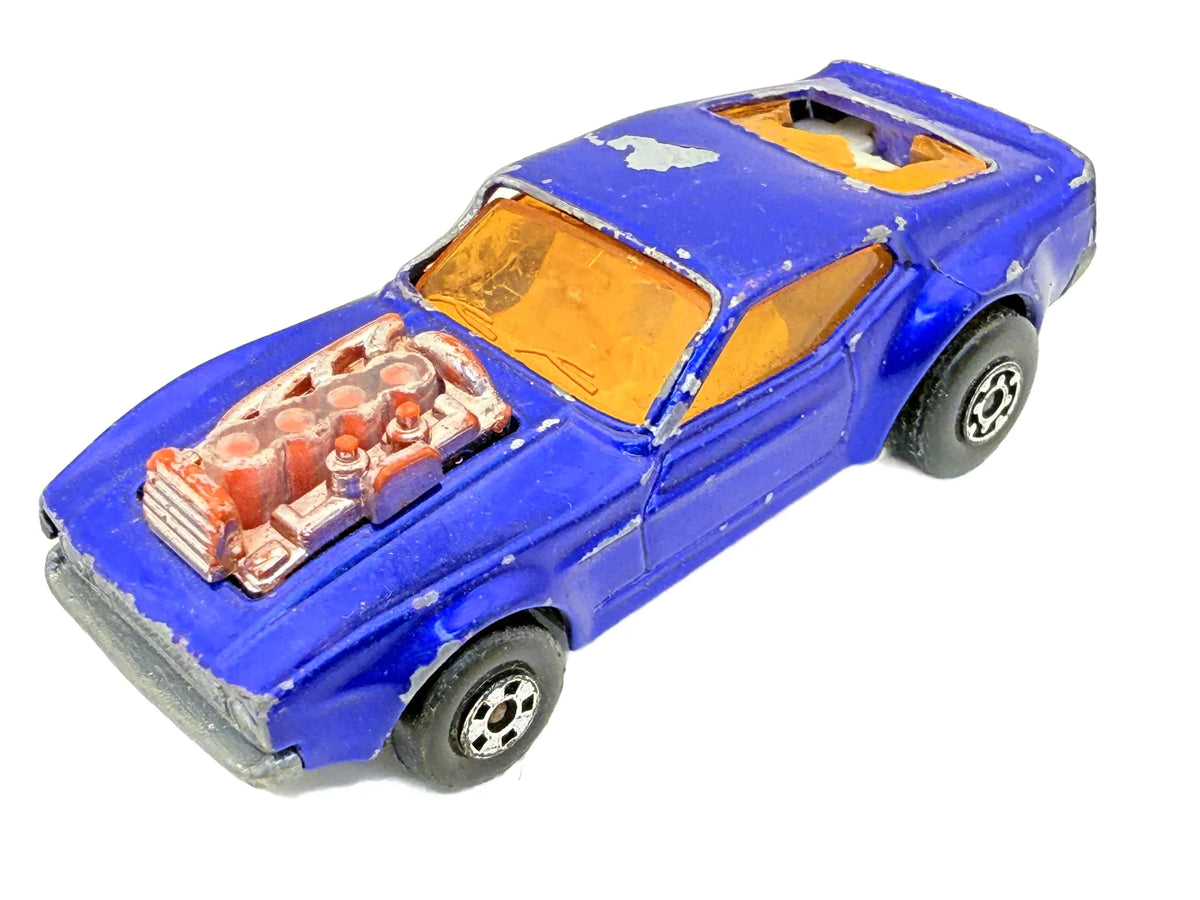 1970 MUSTANG PISTON POPPER, Matchbox, Made in England, Resoraki, 1:64