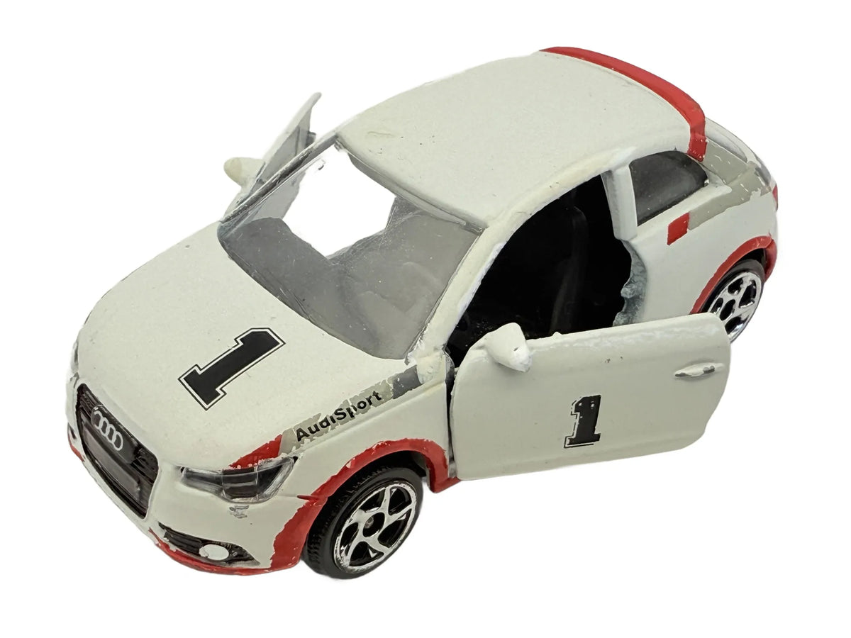 Audi A1 Majorette Biały 1:58