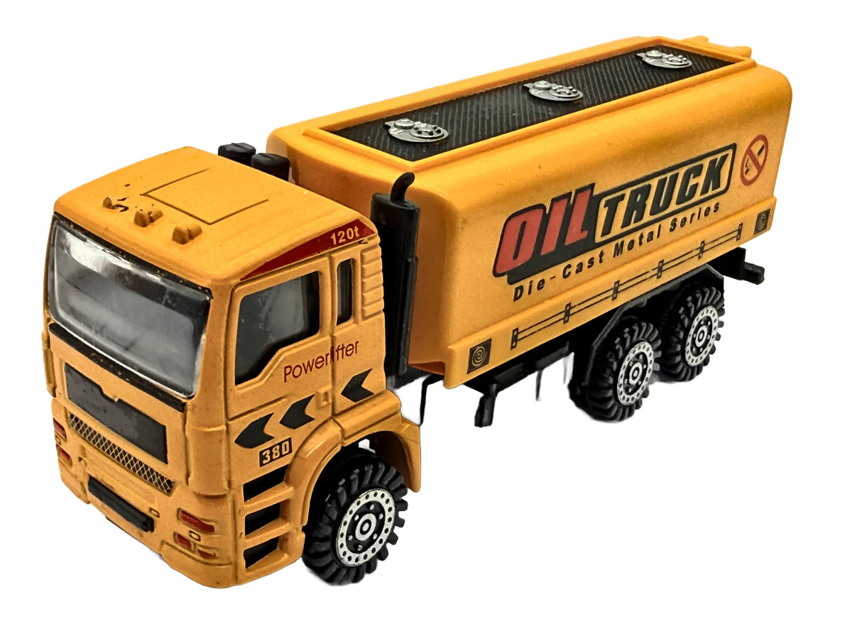 Ciężarówka CYSTERNA PALIWOWA 6X4 2018 Żółty 1:43 Oil Truck