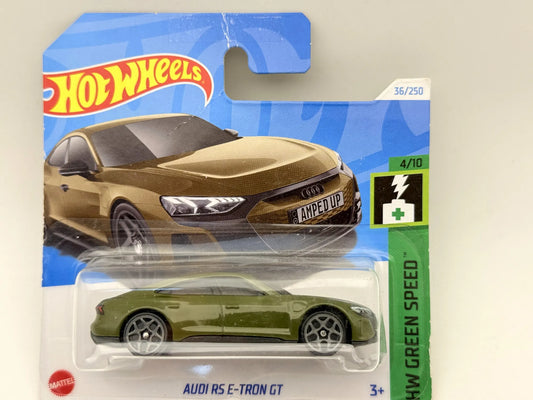 Audi Rs E-Tron Gt HW Speed Team Hot Wheels 2024 Oliwkowy 1:64