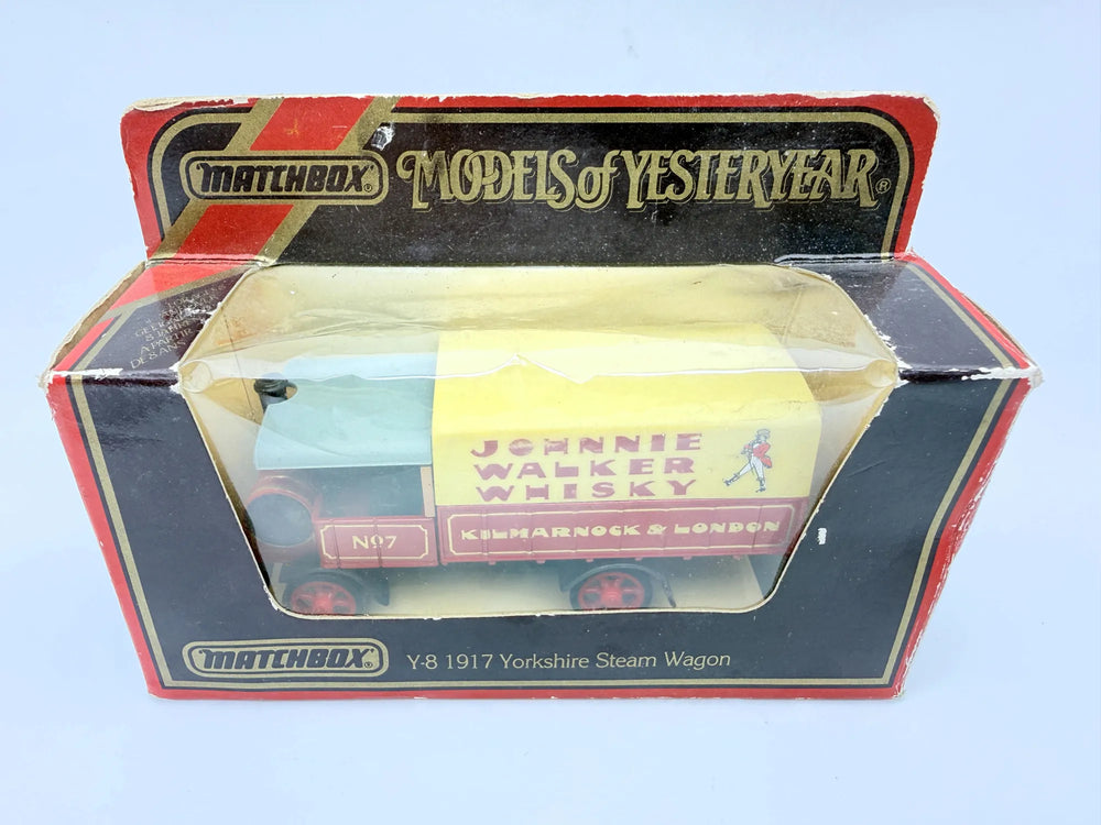 1917 YORKSHIRE STEAM WAGON, Matchbox 1986, Made in Macau, Die cast Y8, 1:64