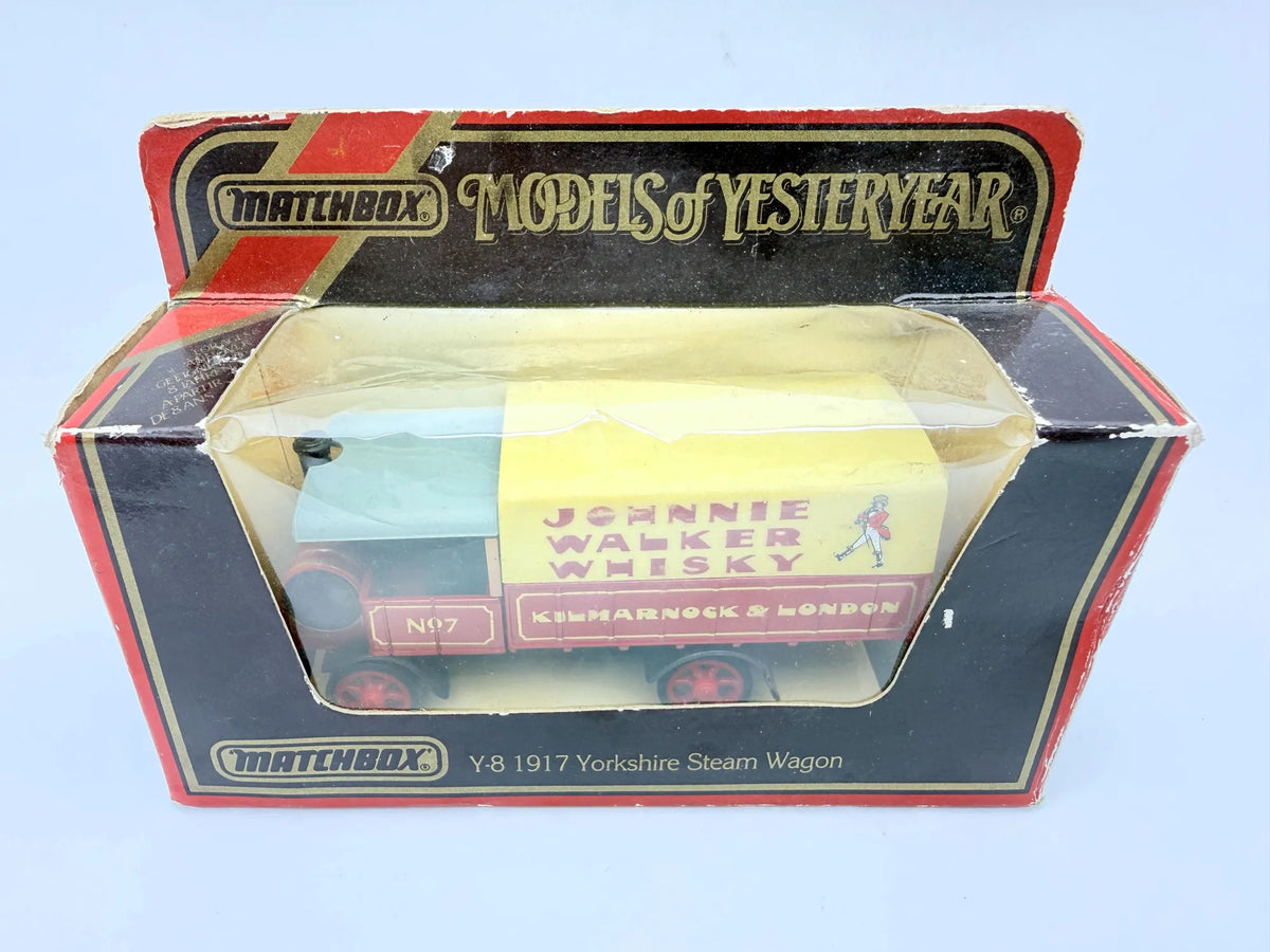 1917 YORKSHIRE STEAM WAGON, Matchbox 1986, Made in Macau, Die cast Y8, 1:64