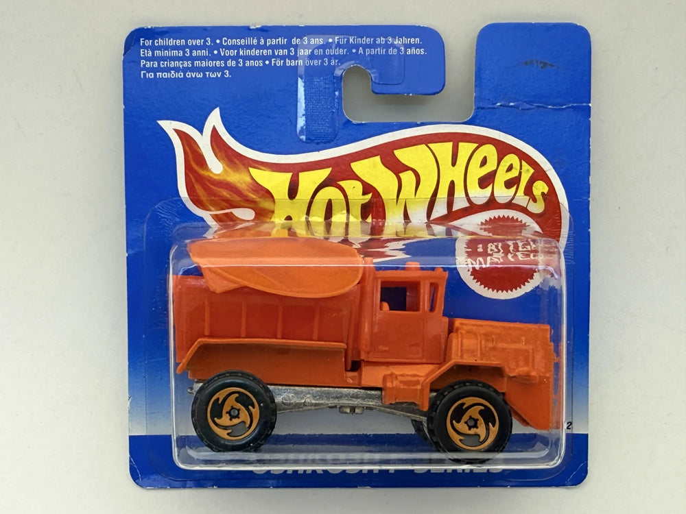 Pług Śnieżny OSHKOSH SNOWPLOW Hot Wheels 1996 Pomarańczowy 1:64 2xMetal