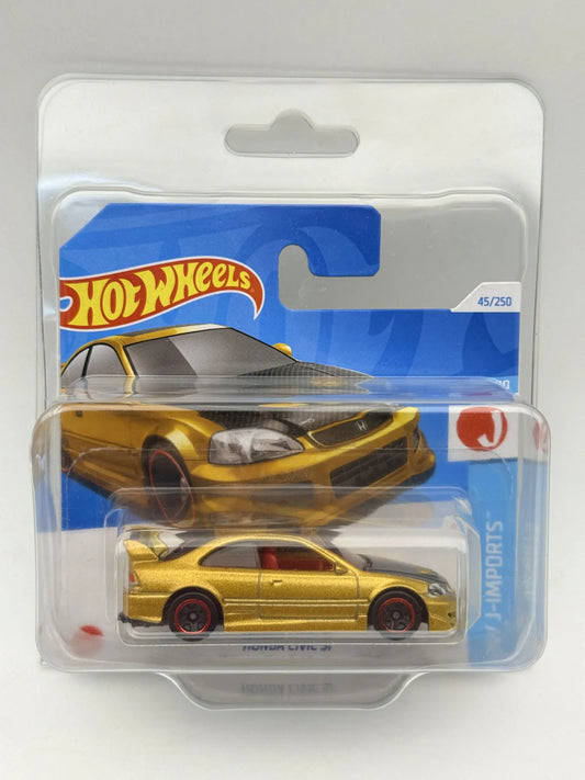 HONDA CIVIC SI HW J-IMPORTS Hot Wheels 2024 Złoty 1:64 Protektor