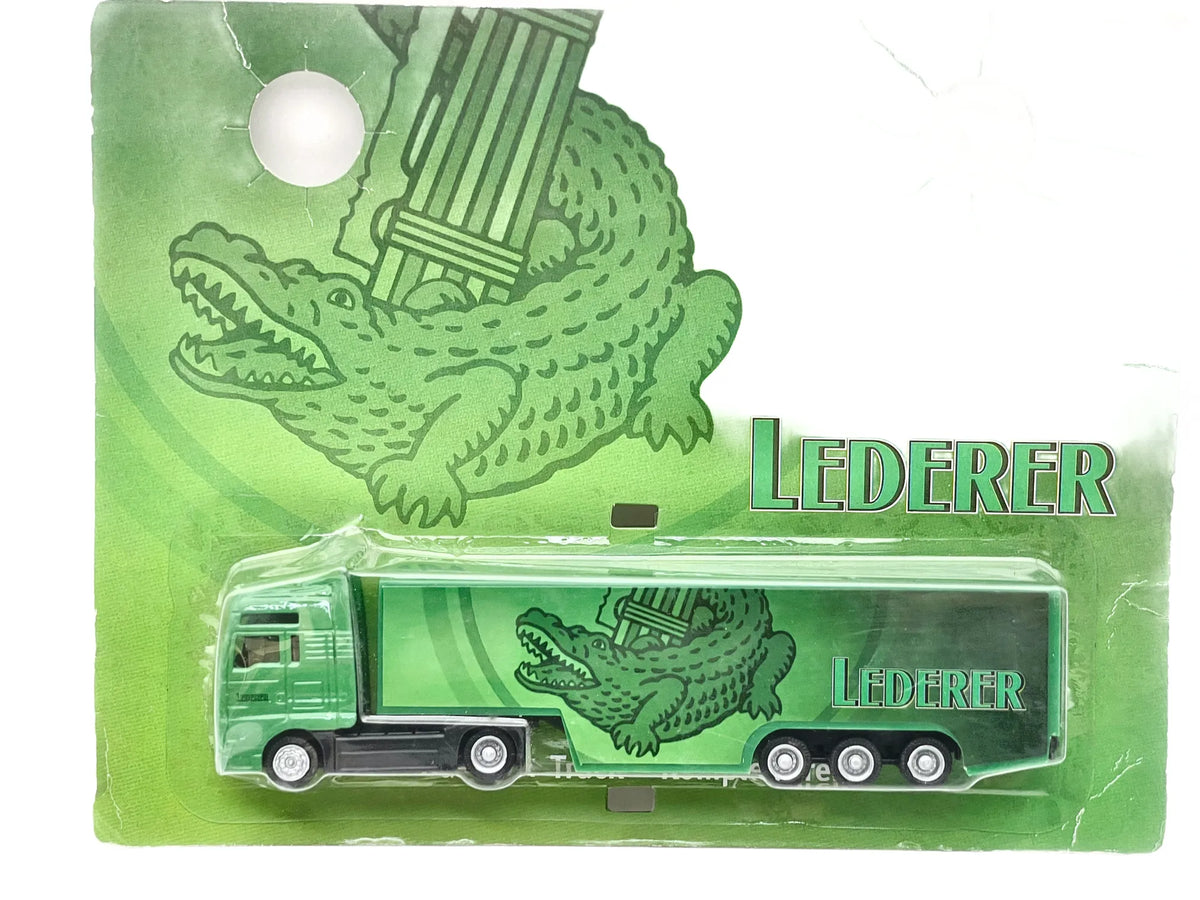 MAN TRUCK DGD 1:87 Ciężarówka Promocyjna LEDERER Blister Zielony – zdjęcie 3