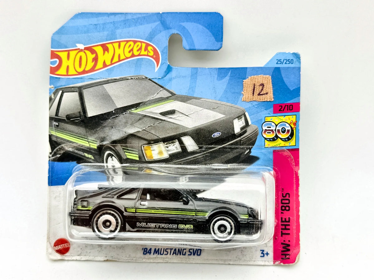 '84 Mustang Svo Hot Wheels 2023 HW: THE '80s 1:64 Blister Czarny