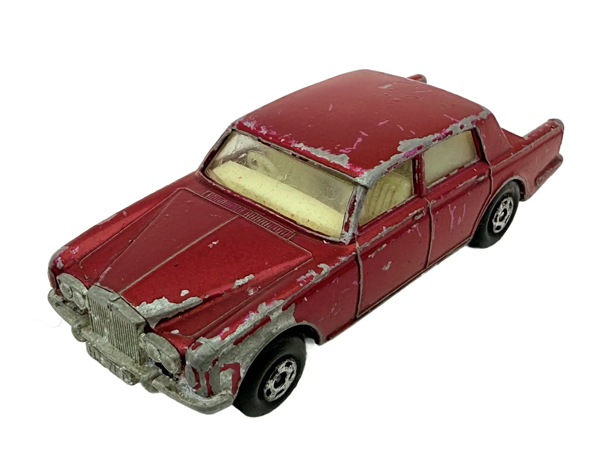 Rolls Royce Silver Shadow Matchbox Czerwony 1:64 Made in Anglia