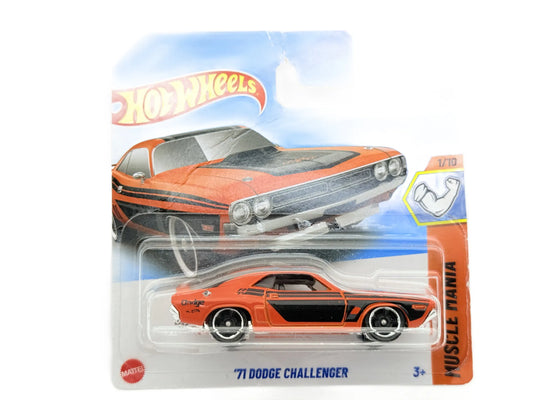 '71 DODGE CHALLENGER Hot Wheels 2025 Pomarańczowy 1:64