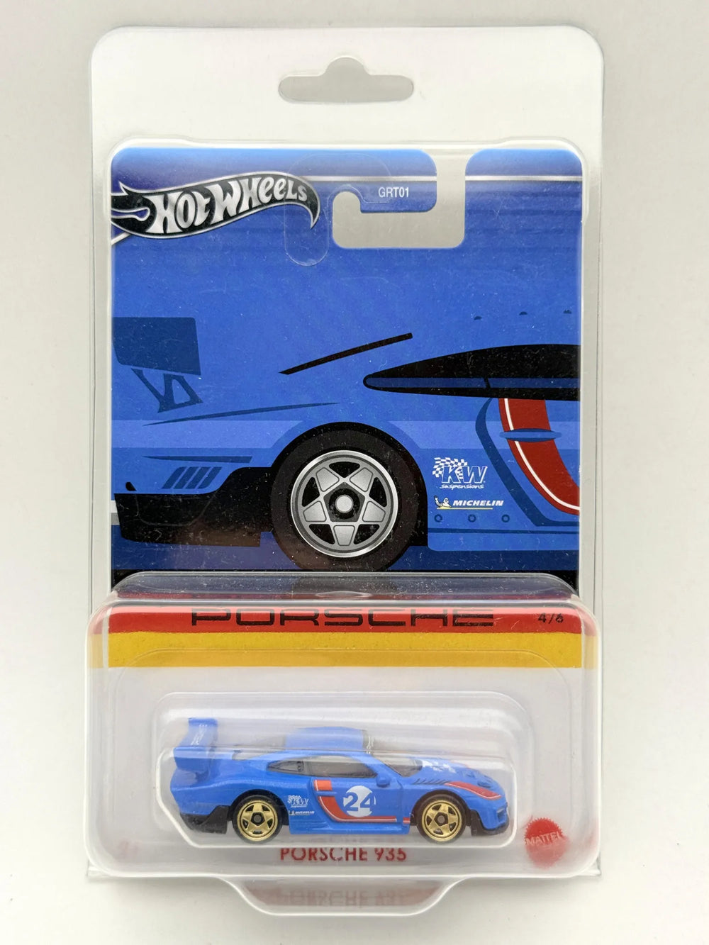 Porsche 935 Porsche Series Hot Wheels 2023 Niebieski 1:64 Protektor