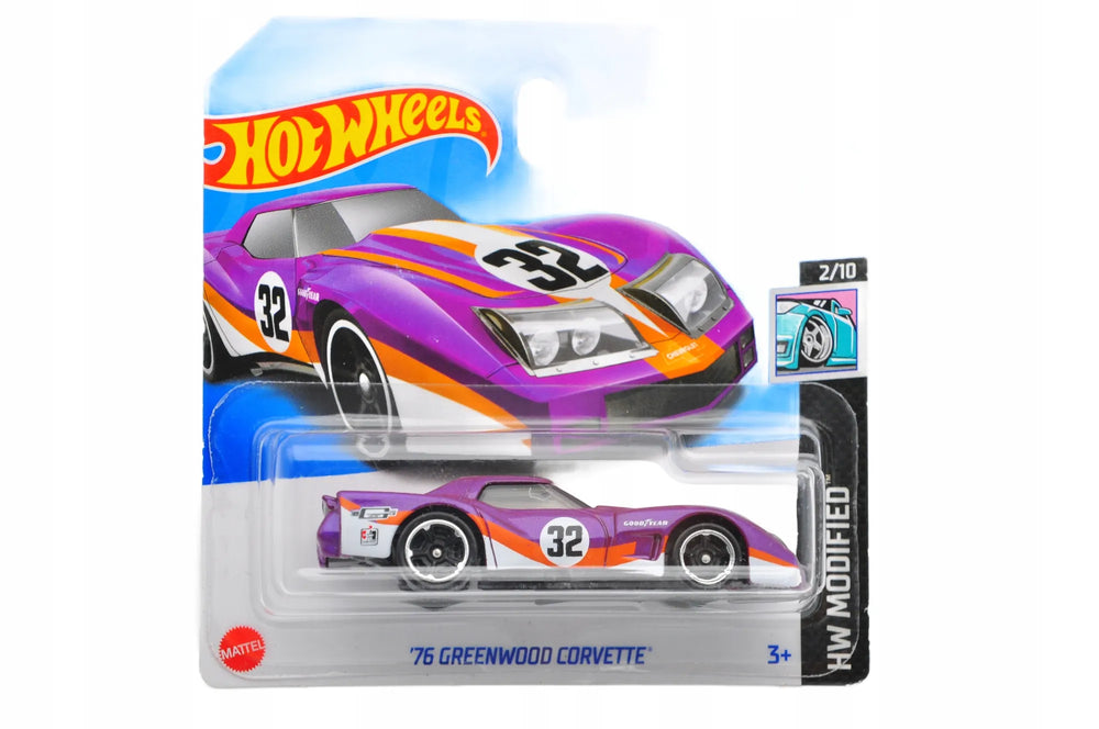 76 GREENWOOD CORVETTE Hot Wheels 2024 Fioletowy, 1:64