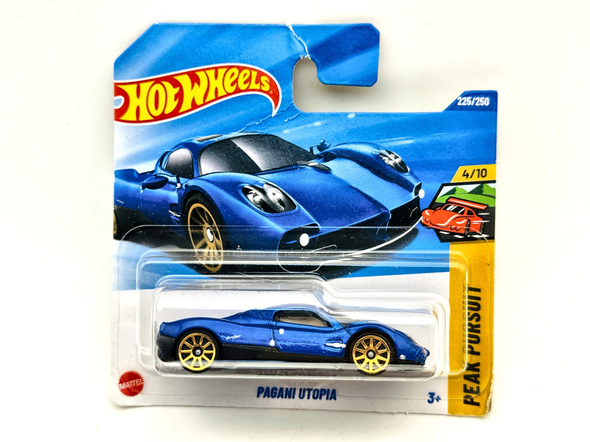 Pagani Utopia Hot Wheels 2025 Peak Pursuit 1:64 Blister Niebieski