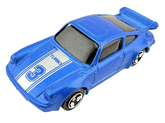 PORSCHE 911 TURBO, 3, Maisto, Die cast 11645, Niebieski, 1:64, Resoraki