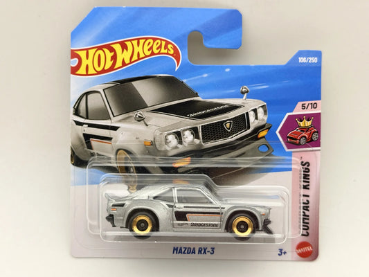 MAZDA RX-3 Compact Kings Hot Wheels 2026 Srebrny 1:64