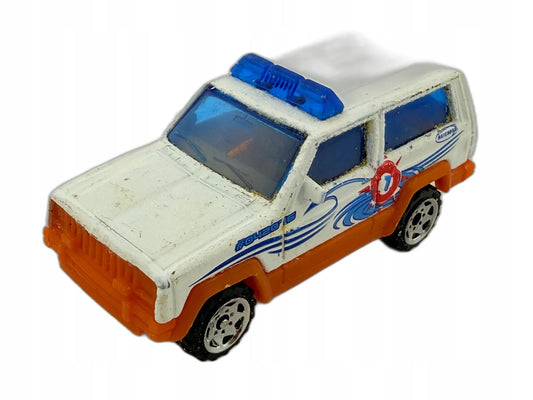 Jeep Cherokee Xj Mainline Majorette 1990S Biały 1:61