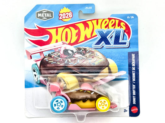 Donut Drifter Hot Wheels XL 2025 1:43 Blister Brązowy
