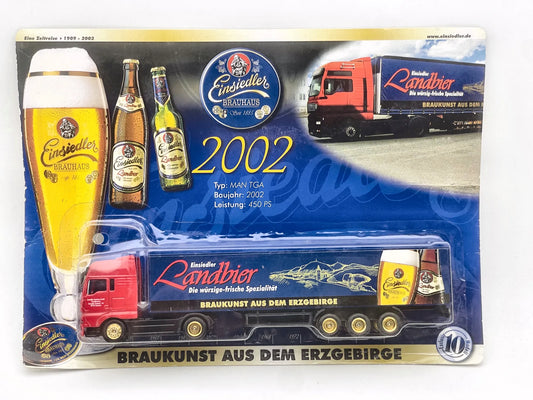 MAN Tga Grell 2002 1:87 Ciężarówka Promocyjna Einsiedler Landbier Blister
