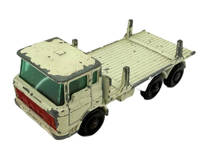 DAF Girder Truck, Matchbox, Made in England, Resoraki, Die cast, Biały 1:87