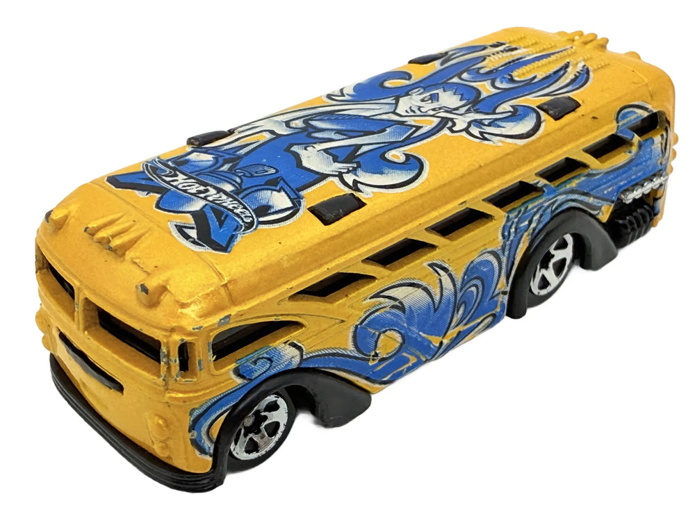 Surfin' School Bus Hot Wheels Żółty 1:64