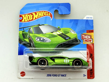 2016 FORD GT RACE, Hot Wheels 2024, Die cast HTC71N521, Zielony, 1:64