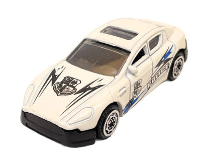 Jak Aston Martin Rapide POLICE, Resoraki, Die cast, Biały, 1:64