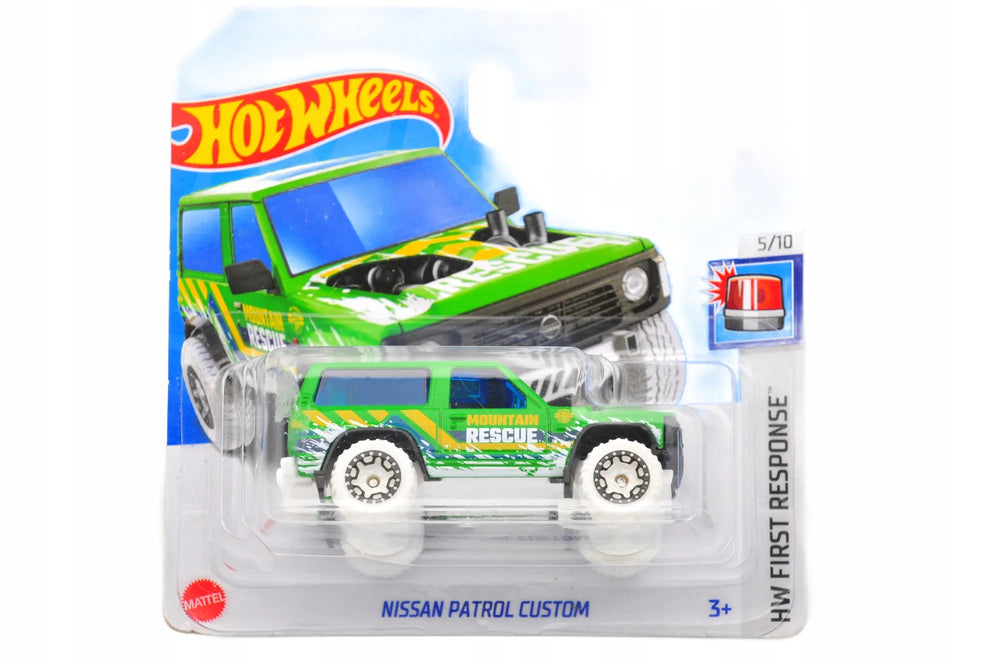 NISSAN PATROL CUSTOM Hot Wheels 2024 Die cast HTC89 Zielony, 1:64, Resoraki