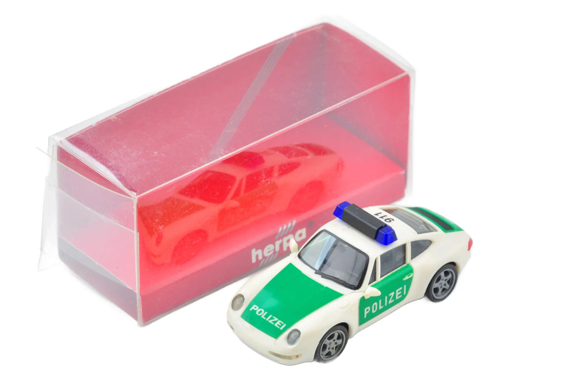 Porsche 911, Herpa, made in Germany, Police,Policja, die cast resoraki 1:87