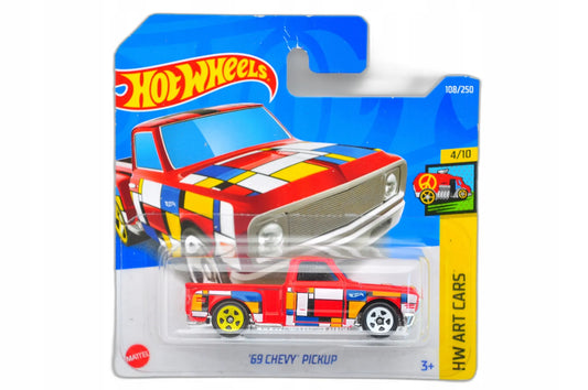 Dodge Charger 1969 Hot Wheels Czerwony 1:64