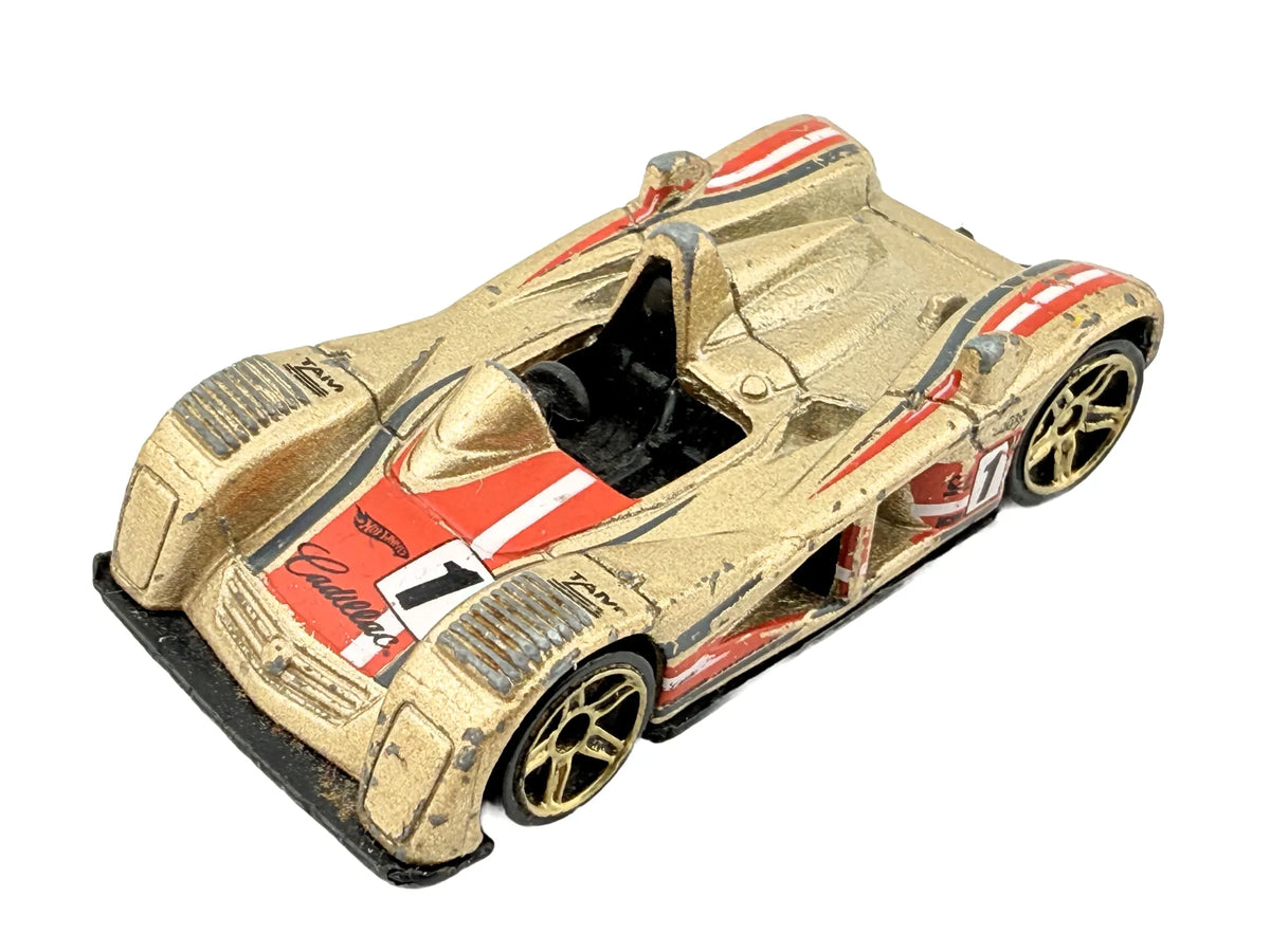 CADILLAC LMP, Hot Wheels 2000, Die cast GMT94, Złoty, 1:64, Resoraki
