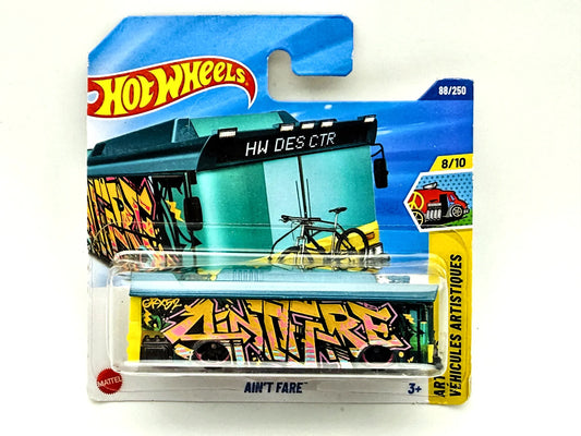Ain't Fare Hot Wheels 2025 HW ART CARS 1:64 Food Truck Blister Czarny