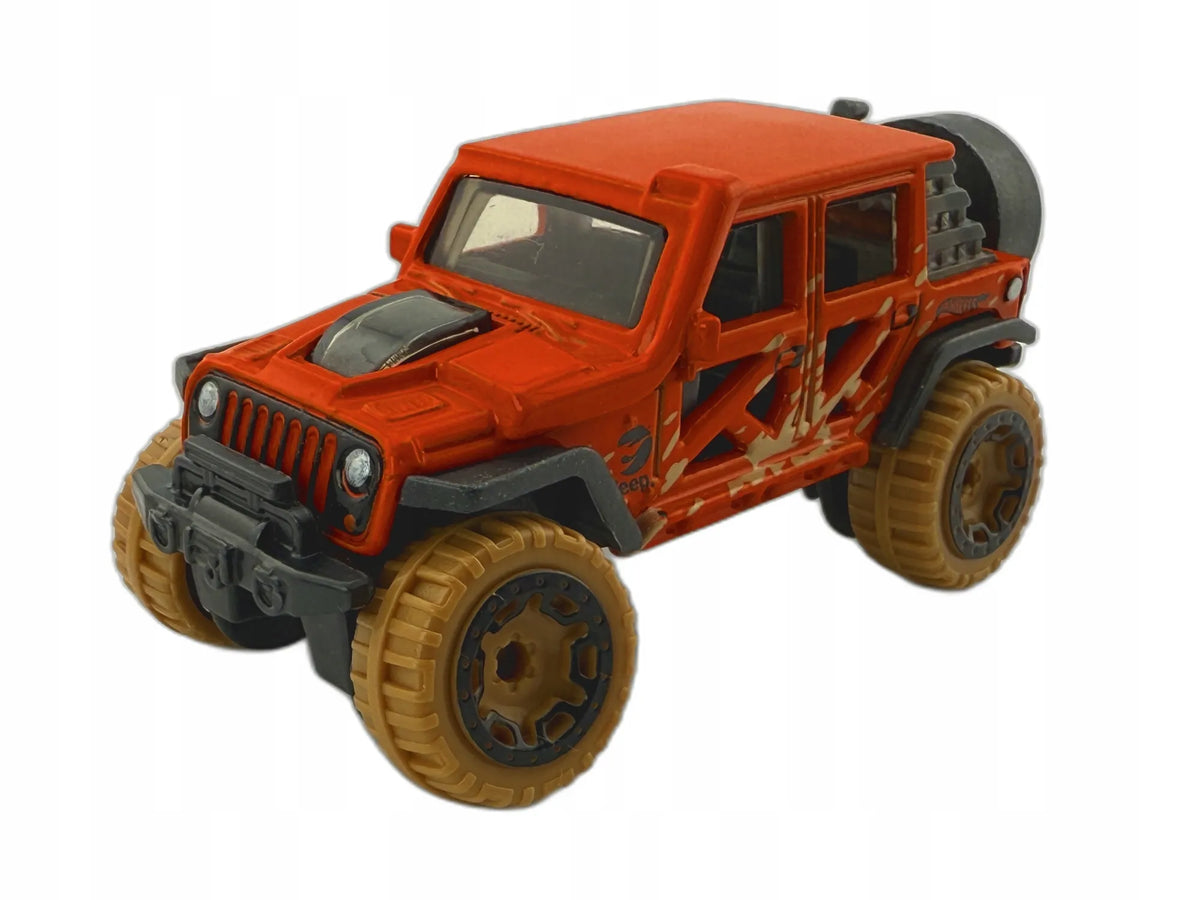 Jeep Wrangler Hot Wheels 2017 Pomarańczowy 1:64