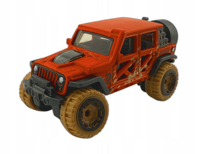 Jeep Wrangler Hot Wheels 2017 Pomarańczowy 1:64