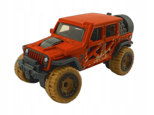 Jeep Wrangler Hot Wheels 2017 Pomarańczowy 1:64
