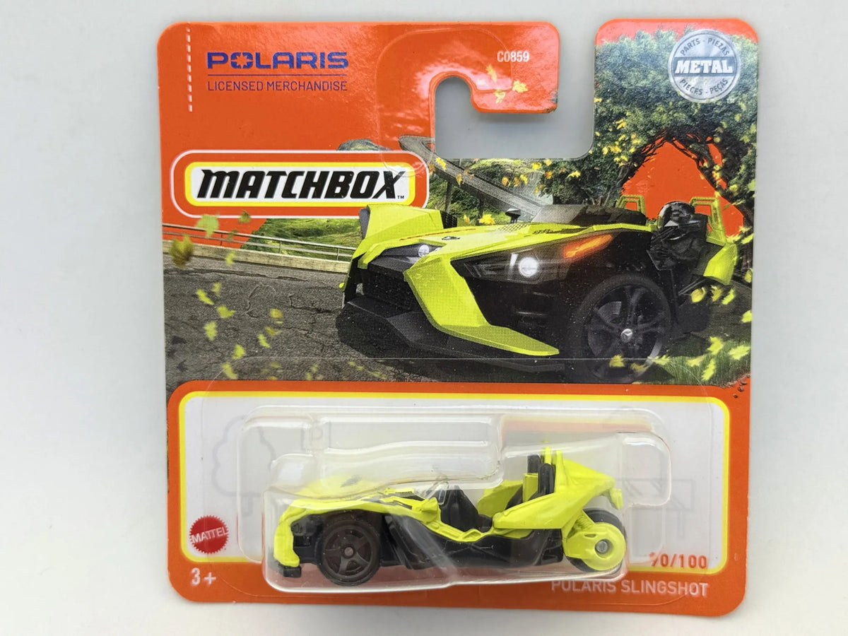Polaris Slingshot Superfast Matchbox 2021 Żółty 1:64