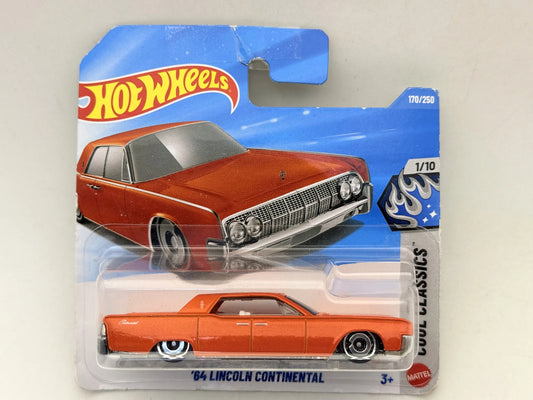 '64 LINCOLN CONTINENTAL Classics Hot Wheels 2026 Pomarańczowy 1:64