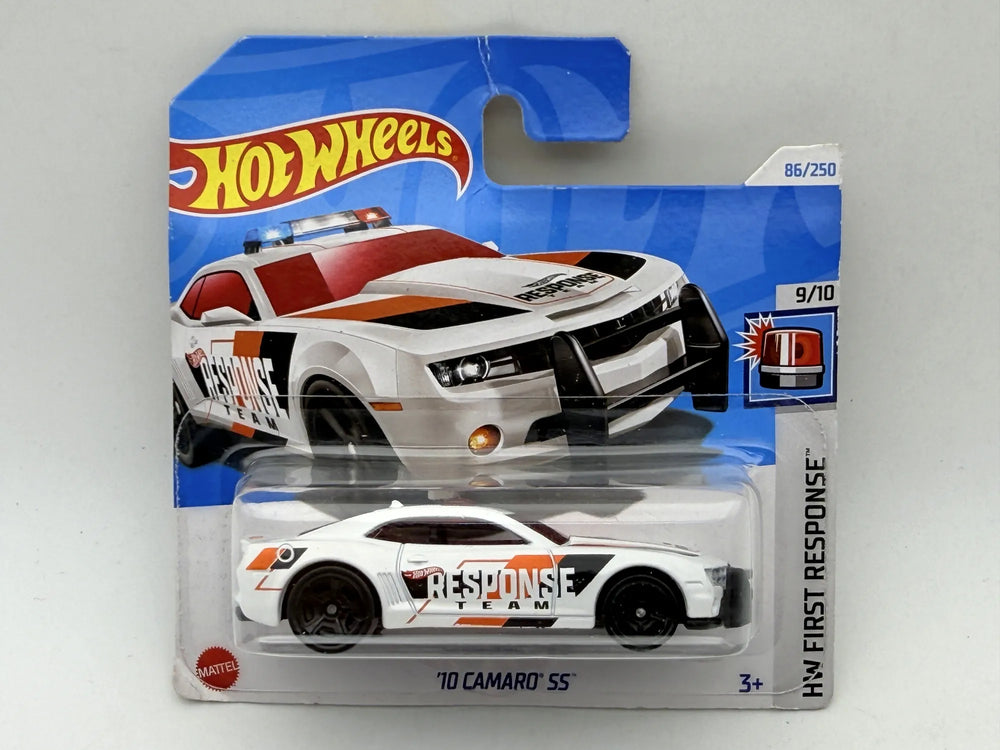 '10 Camaro Ss HW FIRST RESPONSE Policja Hot Wheels 2024 Biały 1:64